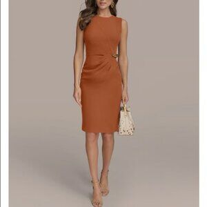 NWT Donna Karen New York women’s dress with hardware details size 14